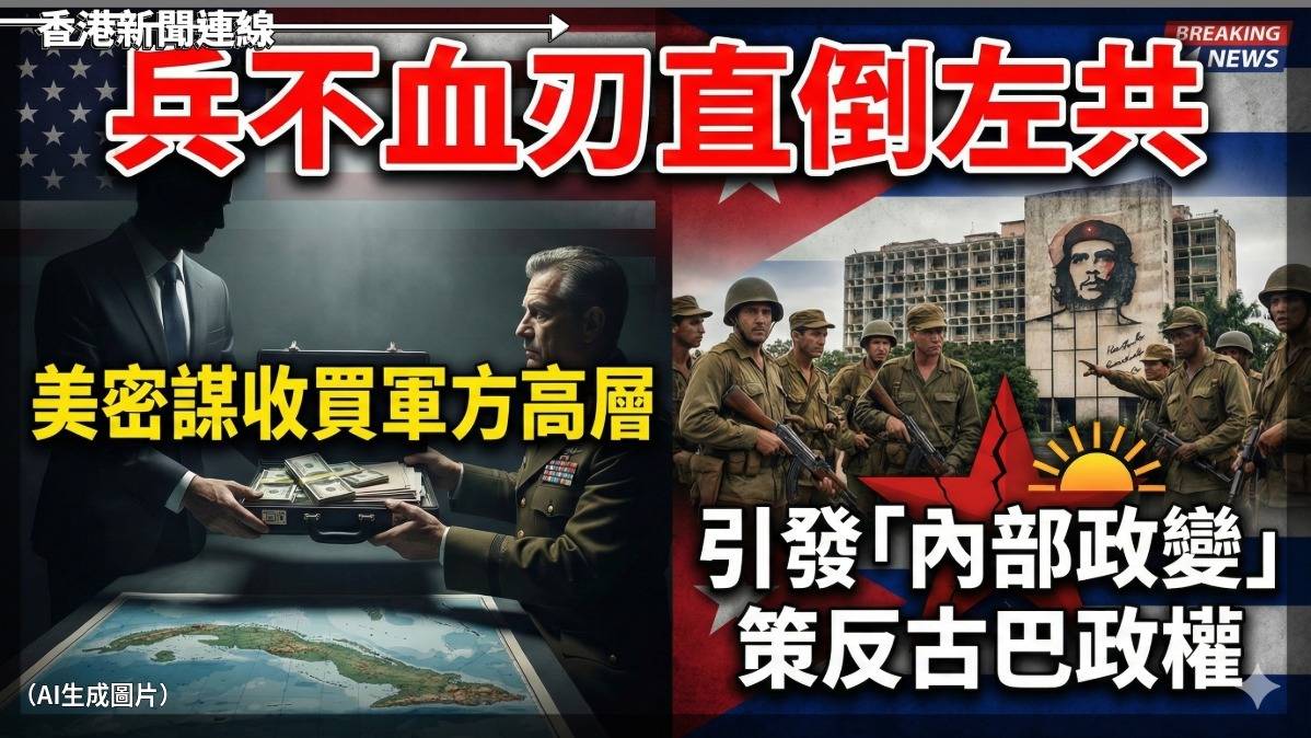 兵不血刃直倒左共 美密謀收買軍方高層 引發「內部政變」策反古巴政權